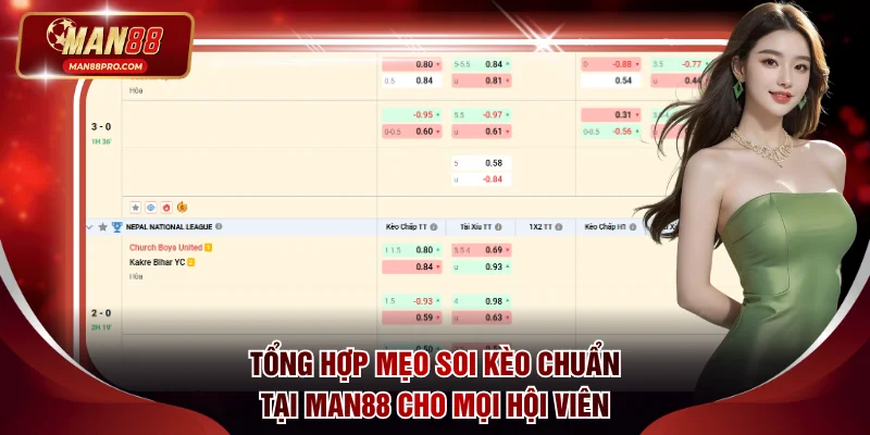Mẹo soi kèo chuẩn tại MAN88