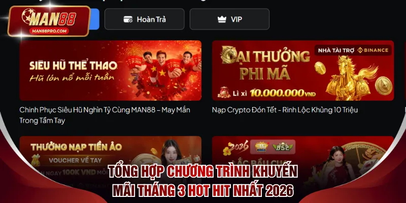 khuyến mãi tháng 3